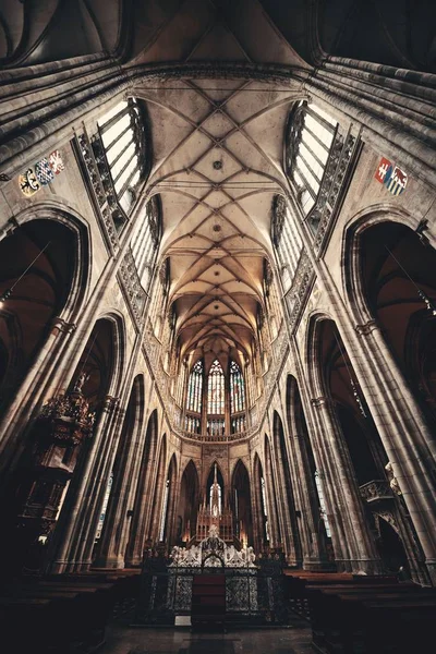 Vista interior da Catedral de São Vito — Fotografia de Stock