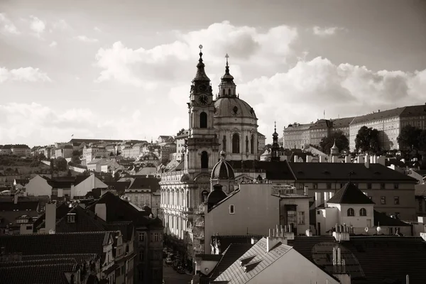 Прага skyline на даху видом на купол — стокове фото