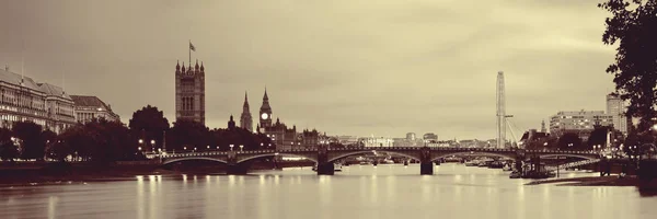 Панорама Темзы — стоковое фото