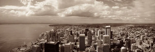Seattle çatı panorama — Stok fotoğraf