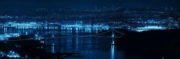 Vancouver city night — Stockfoto