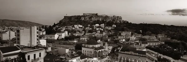 Atenas horizonte panorama de la azotea —  Fotos de Stock