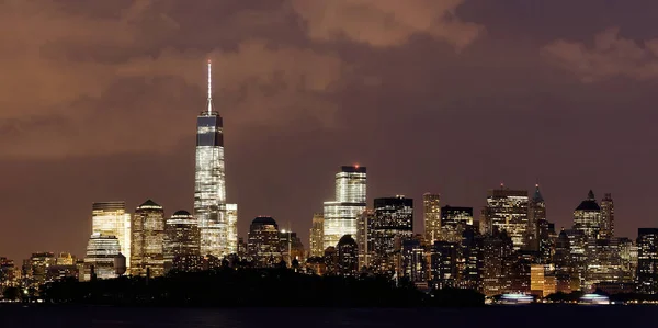 New York'ta gece — Stok fotoğraf