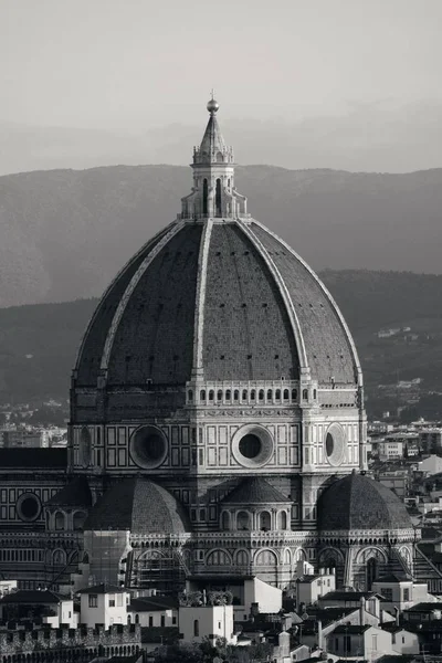 Duomo Santa Maria Del Fiore Firenzében Olaszország Búra Közelkép — Stock Fotó