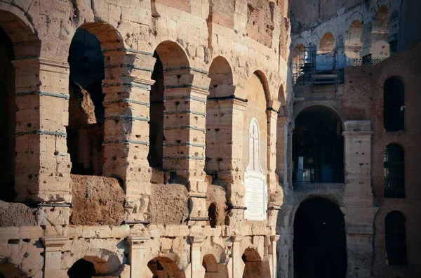 Primer Plano Del Coliseo Roma Italia —  Fotos de Stock