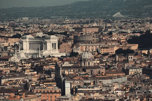 Panoramatickým výhledem na město Řím — Stock fotografie