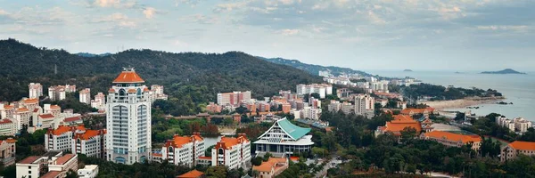 Luftaufnahme Der Architektur Der Stadt Xiamen Fujian China — Stockfoto