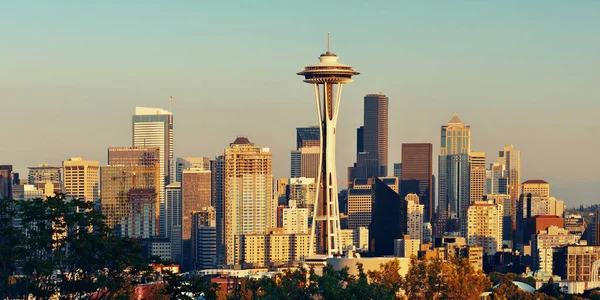 Seattle stadshorisont — Stockfoto