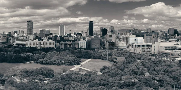 Výhled Střechu Městského Parku Ósace Japonsko — Stock fotografie