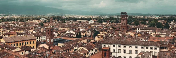 Lucca Panorama Věží Katedrálou Itálii — Stock fotografie