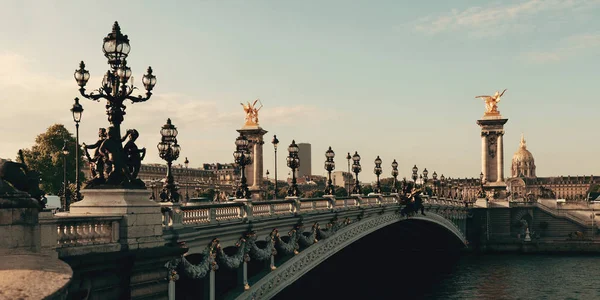 Panorama Paryża Alexandre Iii — Zdjęcie stockowe