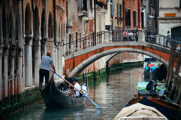 Pont Dans Canal Venise Italie — Photo