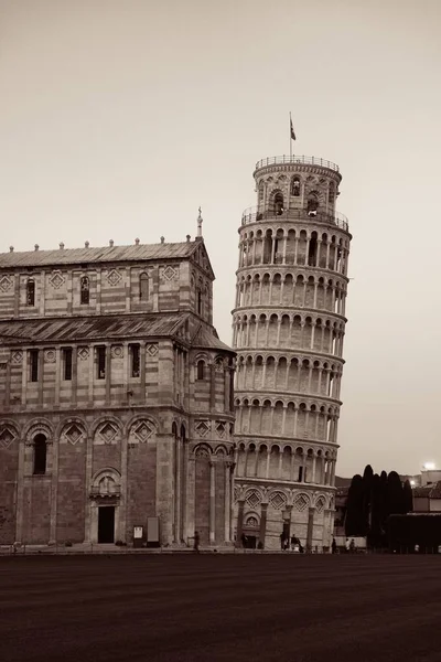 Šikmá Věž Pise Itálie Jako Celosvětově Známá Památka — Stock fotografie