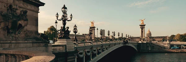 Paris Alexandre Iii panorama — Stockfoto