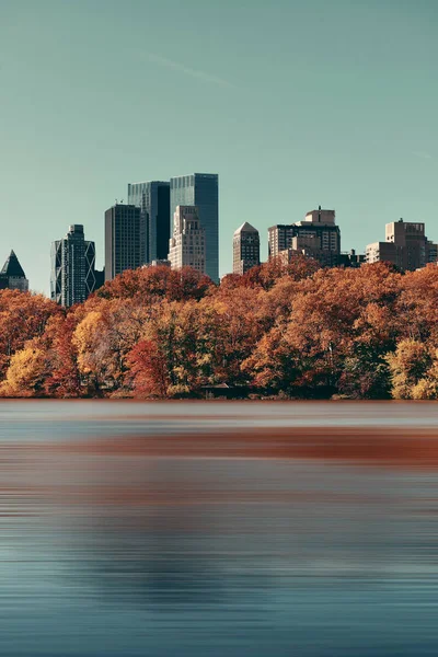 Central park herfst — Stockfoto