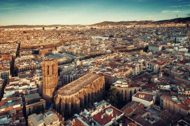 Gotik çeyrek havadan görünümü