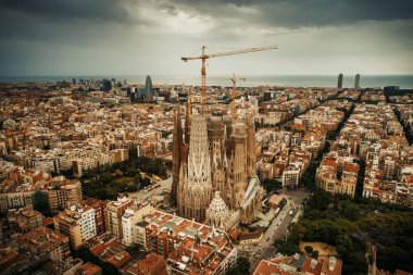 Sagrada Familia havadan görünümü