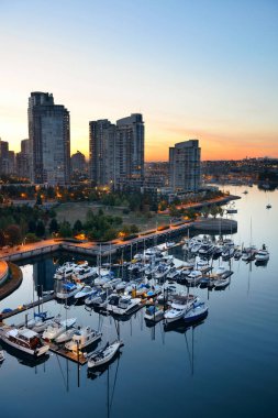 Vancouver liman görünüm 