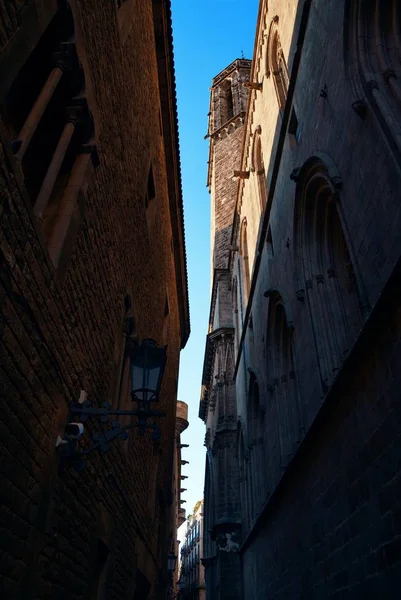 Narrow Alley Gothic Quarter Barcelona Spain — Stock Photo, Image