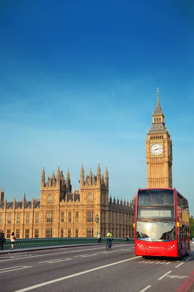 Buss i london — Stockfoto