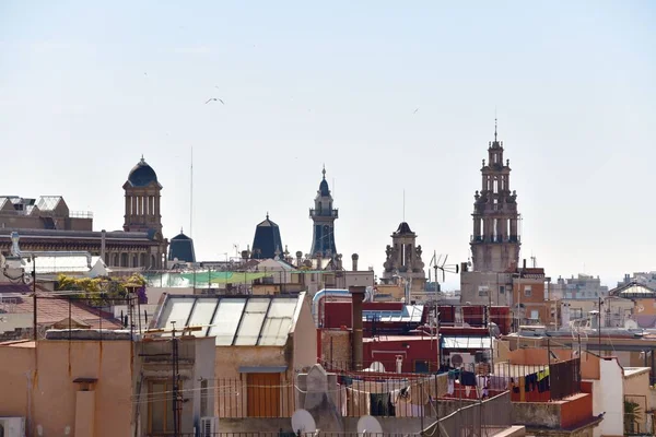 Barcelona visto do telhado — Fotografia de Stock