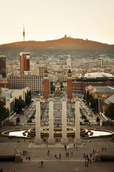 Placa Espanya Барселоні — стокове фото