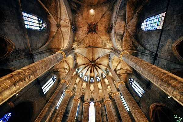 Basiliek van Santa Maria del Mar — Stockfoto