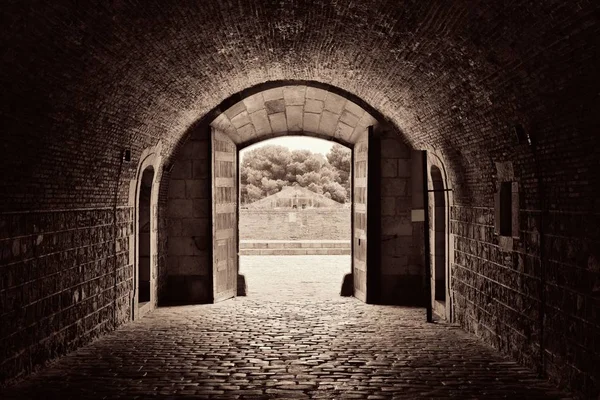Montjuic Fortress — Stock Photo, Image