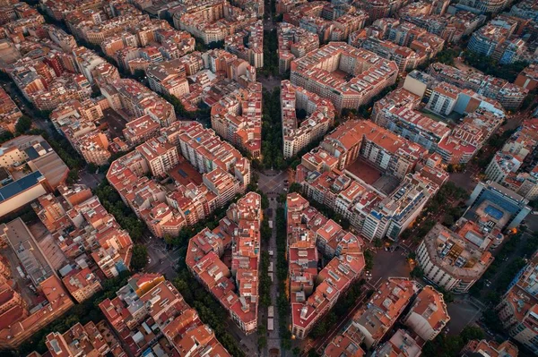 Vista aérea de la calle Barcelona — Foto de Stock