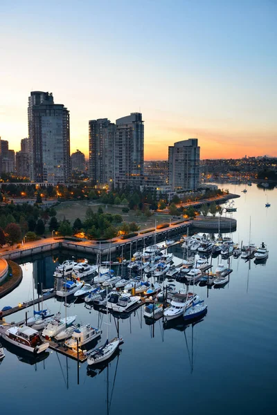 Vista del puerto de Vancouver — Foto de Stock