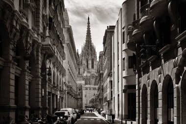 Barselona Gothic Quarter Barselona Katedrali