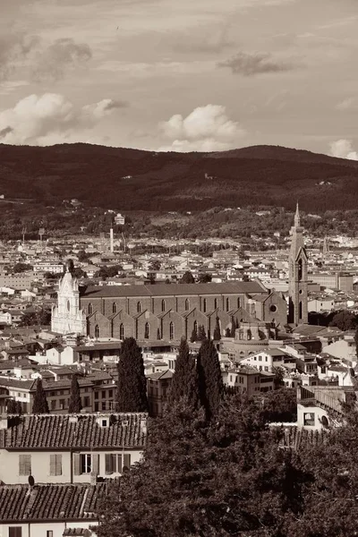 City Skyline Στη Φλωρεντία Θέα Στον Τελευταίο Όροφο Στην Ιταλία — Φωτογραφία Αρχείου