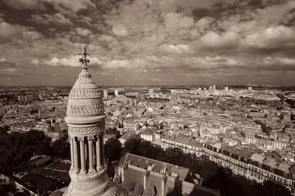 フランス パリのサクレ クール大聖堂の上からの眺め — ストック写真