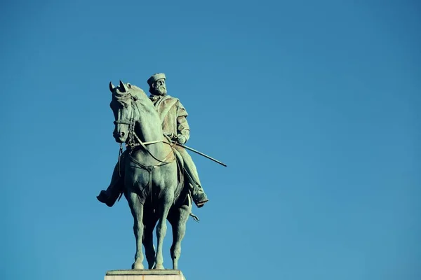 Monument Giuseppe Garibaldi Milan Italie — Photo