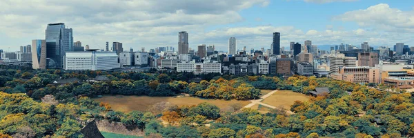 Osaka Urban City Park Rooftop View Japan — Stock Photo, Image