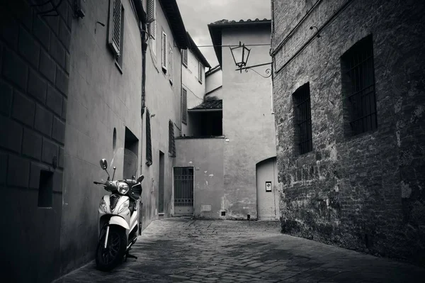 Straatzicht Met Oude Gebouwen Siena Italië — Stockfoto