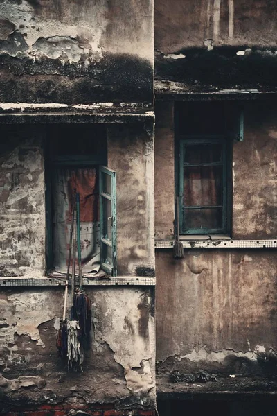 Nahaufnahme Eines Alten Gebäudes Xiahao Alte Straße Chongqing China — Stockfoto