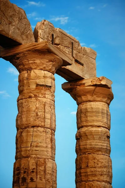 Temple Poseidon Athens Greece — Stock Photo, Image