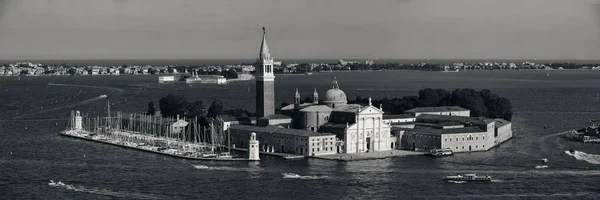 San Giorgio Maggiore Ostrov Letecké Zobrazení Panorama Benátkách Itálie — Stock fotografie