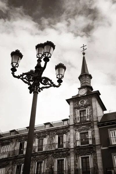 Plaza Mayor Historisch Gebouw Madrid Spanje — Stockfoto
