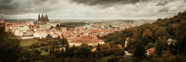 Zamek Praski Katedrą Wita Czechach — Zdjęcie stockowe