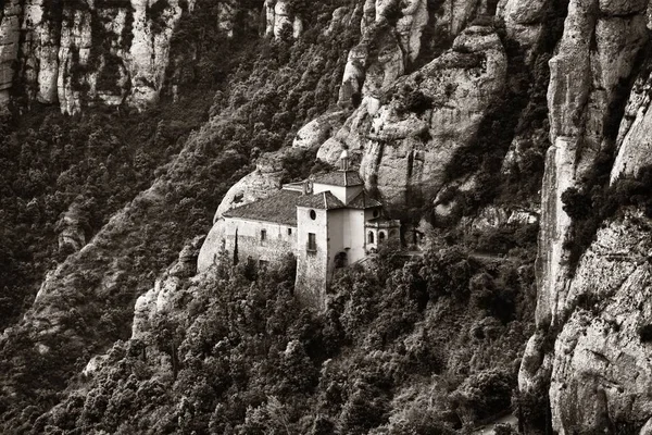 Abbazia Santa Maria Montserrat Barcellona Spagna — Foto Stock