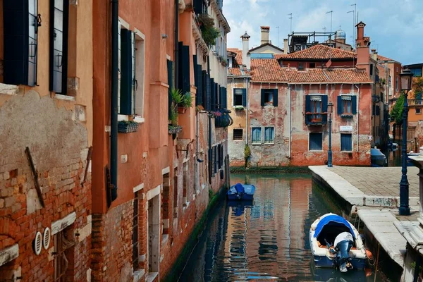 Venezia Vista Canale Con Edifici Storici Italia — Foto Stock