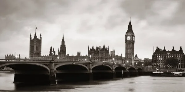 Parlamentet Panorama Westminster London - Stock-foto