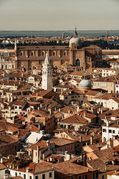 Velence Városára Nézett Ból Fenti Óratorony Szent Márk Térre Olaszország — Stock Fotó