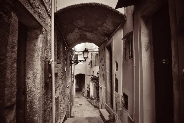 Cinque Terre Talya Tipik Riomaggiore Sokak Manzarası — Stok fotoğraf