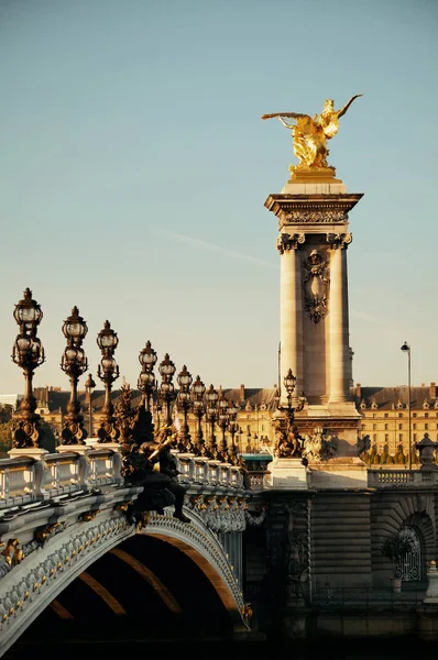 Ponte Alexandre Iii Parigi Francia — Foto Stock