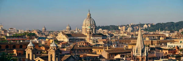 Rome Uitzicht Het Dak Met Oude Architectuur Italië Panorama — Stockfoto