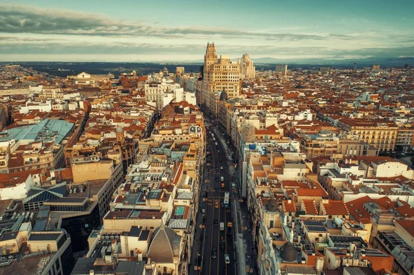 Luftaufnahme Des Einkaufsviertels Gran Madrid Spanien — Stockfoto