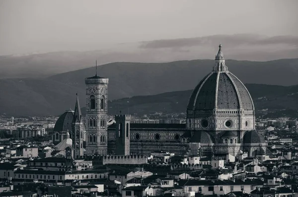 Florence Kathedraal Met Skyline Van Stad Gezien Vanaf Piazzale Michelangelo — Stockfoto